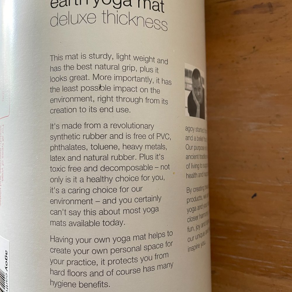 You Don't Have To Give Up Chocolate to Practice Yoga - EcoFriendly TPE  Yoga Mat - Picture 4 of 12